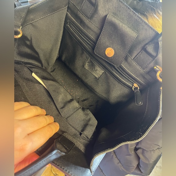 Zac Posen Large Black Leather Satchel - Picture 2 of 4